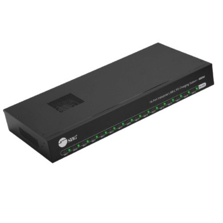 SIIG SIIG AC ID-US0B11-S3 Industrial USB-C 5Gbps Hub & PD Charging Station 600W AC 291621 ID-US0B11-S3