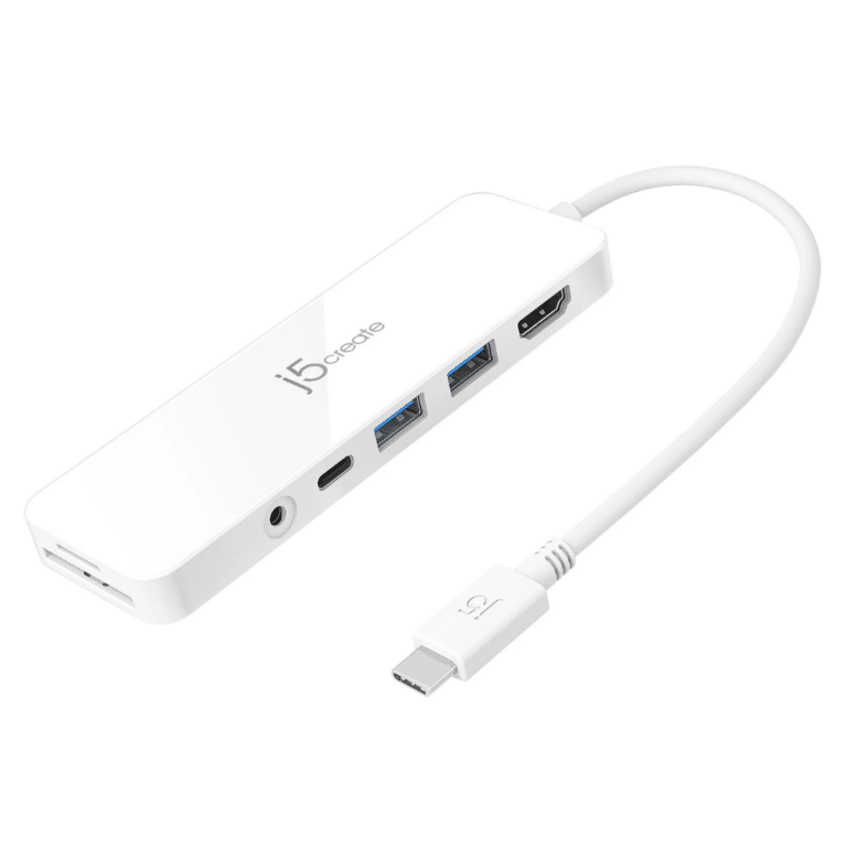 j5create j5create Accessory JCD373 USB-C Multi-Port Hub with Power Delivery Retail AC 302106 JCD373