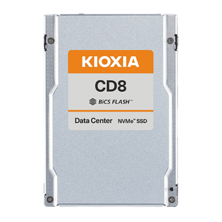 Kioxia Kioxia SSD KCD8DPUG3T84 3.84T 2.5 PCIe5 CD8P-R SDF7244GEB 1 DWPD SED Bare SD 279415 KCD8DPUG3T84