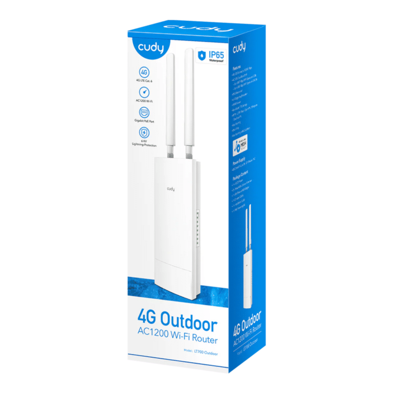 Cudy Cudy RT LT700 Outdoor  4G LTE AC1200 Wi-Fi Gigabit Router 300Mbps+867Mbps RTL NT 296132 LT700 OUTDOOR