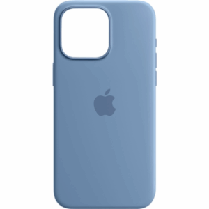 Apple Iphone 15 Plus Silicone Case Winter Blue - New Factory Sealed - Balance of Manufacturer Warranty - MT193ZM/A