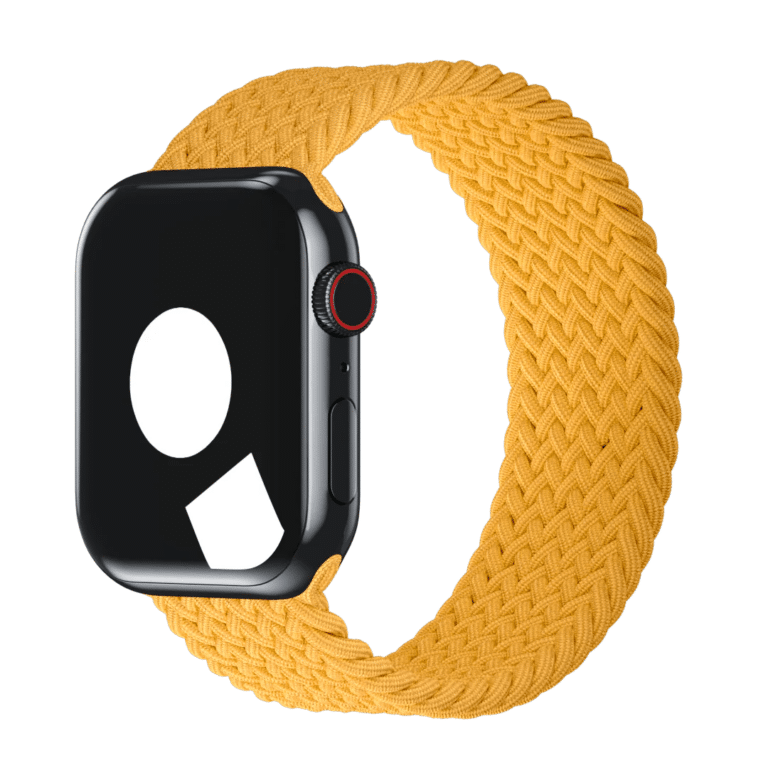 Apple Watch Braided Solo Loop Band 42mm Sunshine Size 9 - New Factory Sealed - Balance of Manufacturer Warranty - MWKY3AM/A
