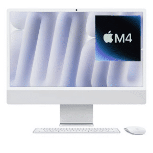 Apple Imac All-in-one M4 8-core Cpu 8-core Gpu 256gb Ssd 16gb 24" (4480x2520) 4.5k Retina Macos Silver Keyboard Mouse - New Open Box - MWUC3LL/A-NOB