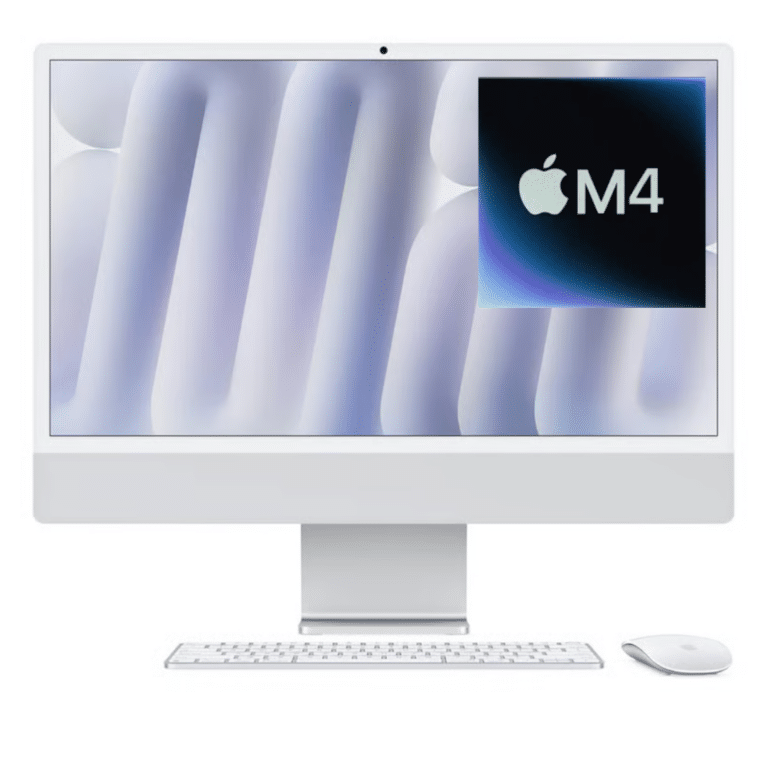 Apple Imac All-in-one M4 8-core Cpu 8-core Gpu 256gb Ssd 16gb 24" (4480x2520) 4.5k Retina Macos Silver Keyboard Mouse - New Open Box - MWUC3LL/A-NOB