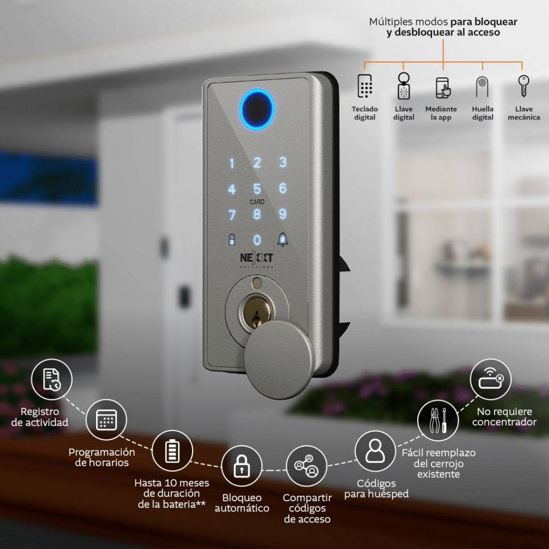 Nexxt Solutions Home NHS-D150 ST - Seguridad y Automatización - Alarmas y Seguridad - NHS-D150 ST (2)