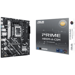 ASUS TeK ASUS MB PRIME H810M-E-CSM-SI H810 LGA1851 max.128GB DDR5 micro-ATX Bulk Pack MB 302825 PRIME H810M-E-CSM-SI