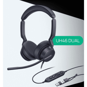 Yealink Yealink Headset 1308182 UH46 Dual Teams USB-C A USB Wired Headset Retail HE 299183 1308182