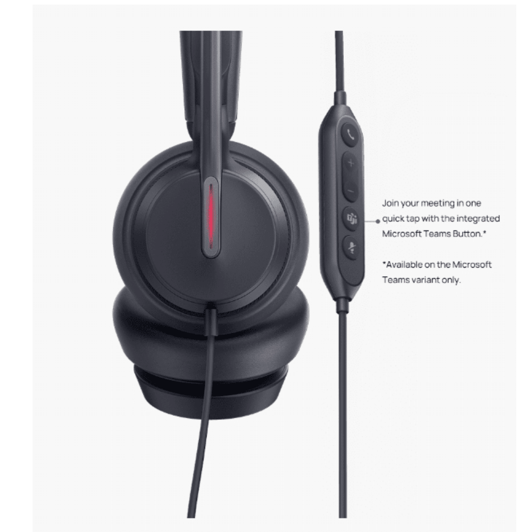 Yealink Yealink Headset 1308182 UH46 Dual Teams USB-C A USB Wired Headset Retail HE 299183 1308182 (5)