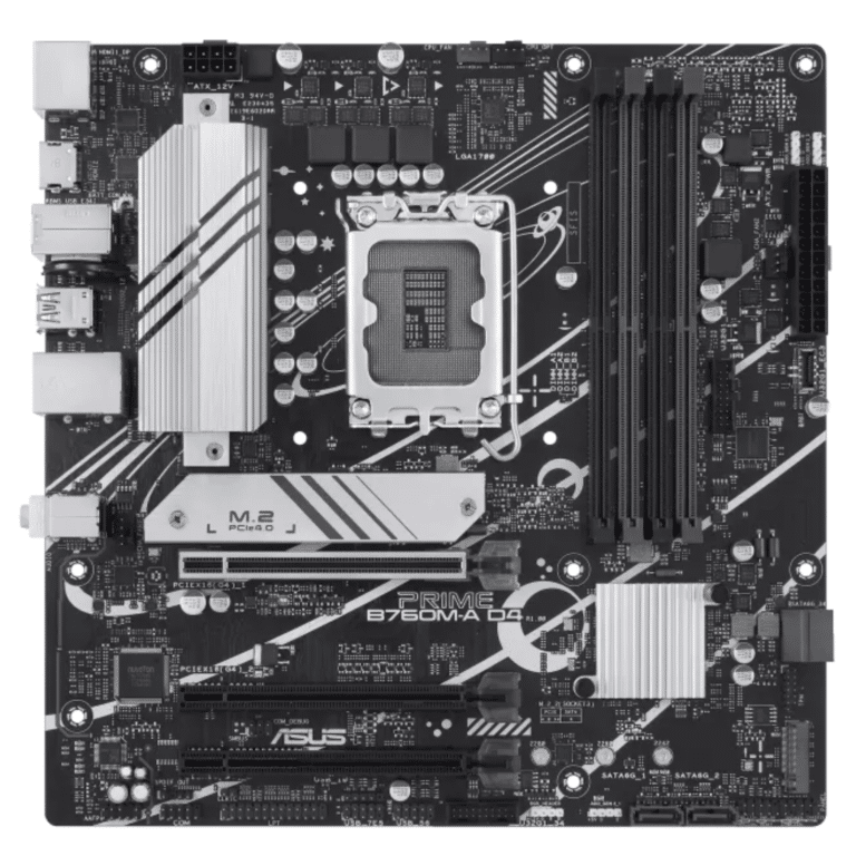 Mainboard Asus Prime B760m-a 13va Lga1700 Ddr5-7200 Hdmi Dp 2m.2 Usb3.2 Usb-c Pcie4.0 Matx Argb – 90mb1ek0-m1ey0