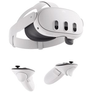 Meta - Quest 3 512GB Virtual Reality Headset Without Wires — Thirty Percent Sharper Resolution — 2X Graphical Processing - White - 899-00583-01 - Meta