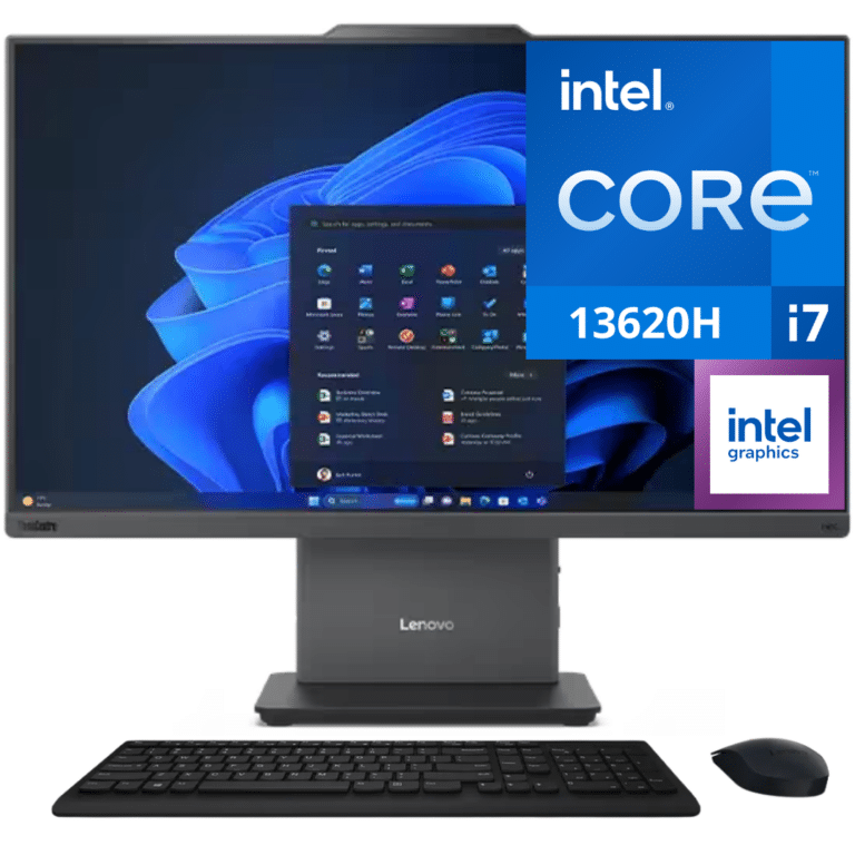 Lenovo ThinkCentre neo 50a 27 Gen 5 12SB003SUS All-in-One Computer - Intel Core i7 13th Gen i7-13620H - 16 GB - 512 GB SSD - 27" Full HD - Desktop - Luna Gray - Intel Chip - 1920 x 1080 - Windows 11 Pro - Intel UHD Graphics DDR5 SDRAM - English Keyboard - IEEE 802.11ax Wireless LAN - 90 W - Lenovo - All-in-One Computer - 1174 - A300-NU0101 - NU0101 - 0198155185519 - 12SB003SUS