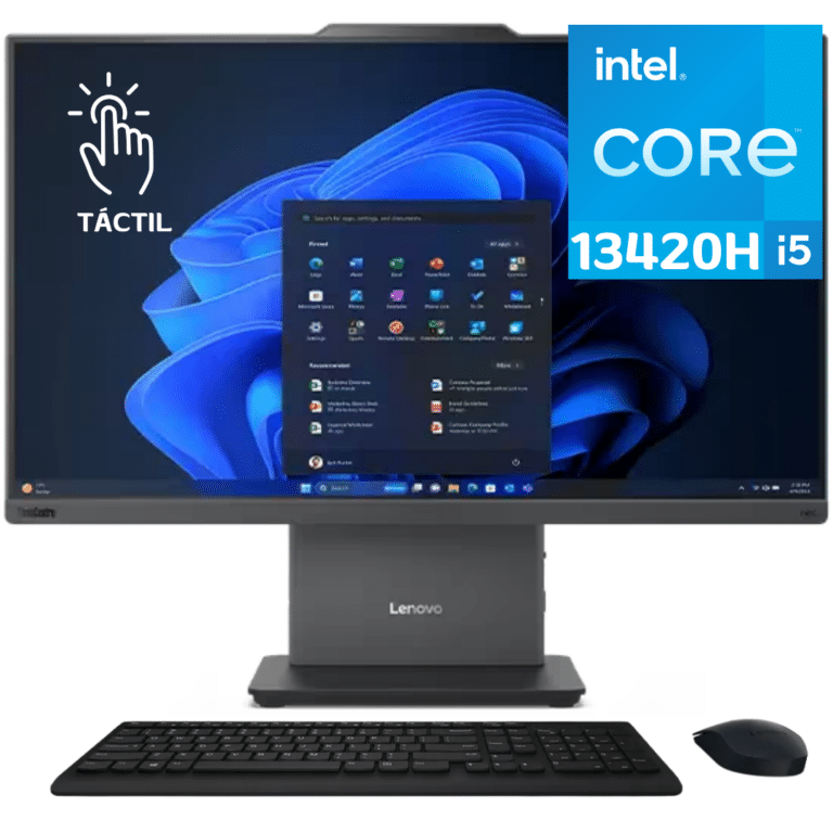 Lenovo ThinkCentre neo 50a 24 Gen 5 12SD004FUS All-in-One Computer - Intel Core i5 13th Gen i5-13420H - 16 GB - 512 GB SSD - 23.8" Full HD Touchscreen - Desktop - Luna Gray - Intel Chip - 1920 x 1080 - Windows 11 Pro - Intel UHD Graphics DDR5 SDRAM - English Keyboard - IEEE 802.11ax Wireless LAN - 90 W - Lenovo - All-in-One Computer - 1174 - A300-NU0065 - NU0065 - 0198155184895 - 12SD004FUS