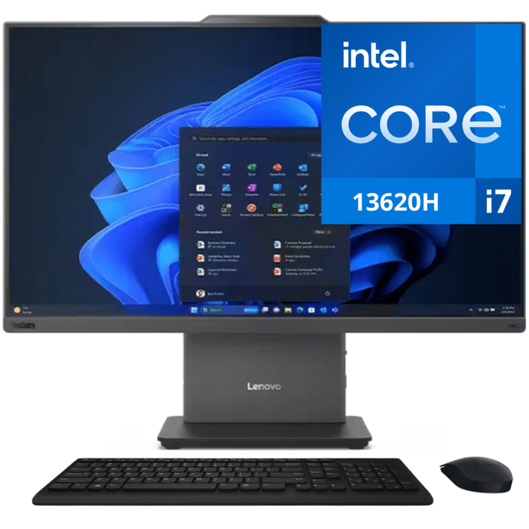 Lenovo ThinkCentre neo 50a 24 Gen 5 12SD004LUS All-in-One Computer - Intel Core i7 13th Gen i7-13620H - 16 GB - 512 GB SSD - 23.8" Full HD - Desktop - Luna Gray - Intel Chip - 1920 x 1080 - Windows 11 Pro - Intel UHD Graphics DDR5 SDRAM - English Keyboard - IEEE 802.11ax Wireless LAN - 90 W - Lenovo - All-in-One Computer - 1174 - A300-NU0066 - NU0066 - 0198155185045 - 12SD004LUS