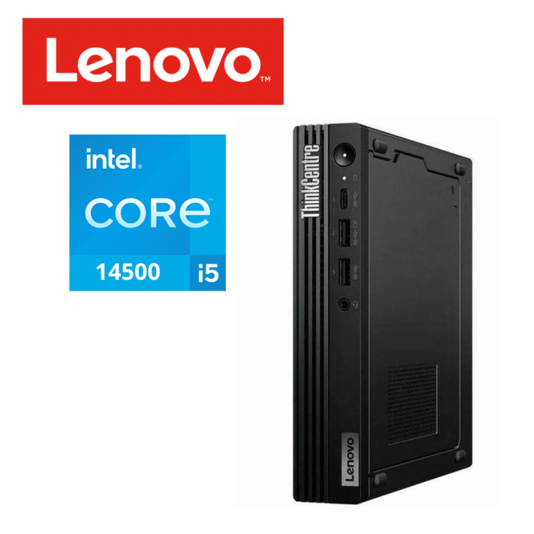 Lenovo ThinkCentre M90q Gen 5 12TH000EUS Desktop Computer - Intel Core i5 14th Gen i5-14500 - vPro Technology - 16 GB - 512 GB SSD - Tiny - Black - Intel Q670 Chip - Windows 11 Pro - Intel UHD Graphics 770 DDR5 SDRAM - English Keyboard - IEEE 802.11ax Wireless LAN - 135 W - Lenovo - Desktop Computer - 1174 - A300-NJ5248 - NJ5248 - 0198153872374 - 12TH000EUS