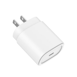 4XEM 25W USB-C Power Adapter for iPhone 12 - 1 Pack - 25 W - 120 V AC, 230 V AC Input - 5 V DC/3 A, 9 V DC Output - White - Compatible with iPhone 15 - iPhone 15 Plus + iPhone 15 Pro - iPhone 15 Pro Max - 4xem - AC Adapter - 9469 - A300-8HX463 - 8HX463 - 0841567000108 - 4XIPHN12CHARGER