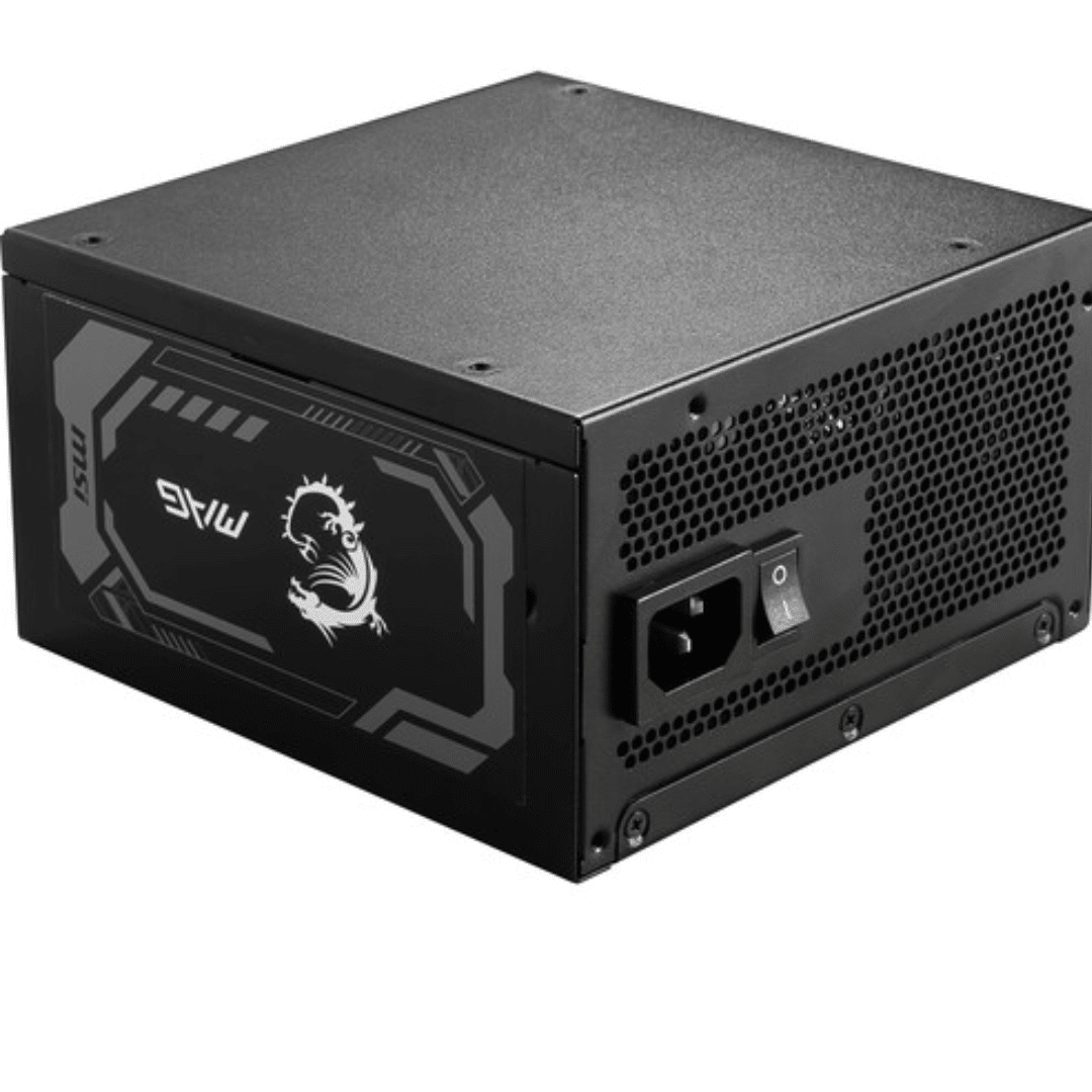 MSI MSI PS MAG A1000GLS PCIE5 1000W 80+ Gold Fully-Modular ATX 12V APFC Retail PS 298598 MAGA1000GLSPCIE5 (1)