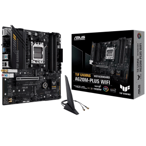 Mainboard Asus A620m-plus Wifi Amd Am5 Ryzen 7000 Series 4ddr5 Hdmi 2dp 2m.2 Usb3.2 Pcie4.0 Matx - Mother Board - 90MB1F00-M0EAY0