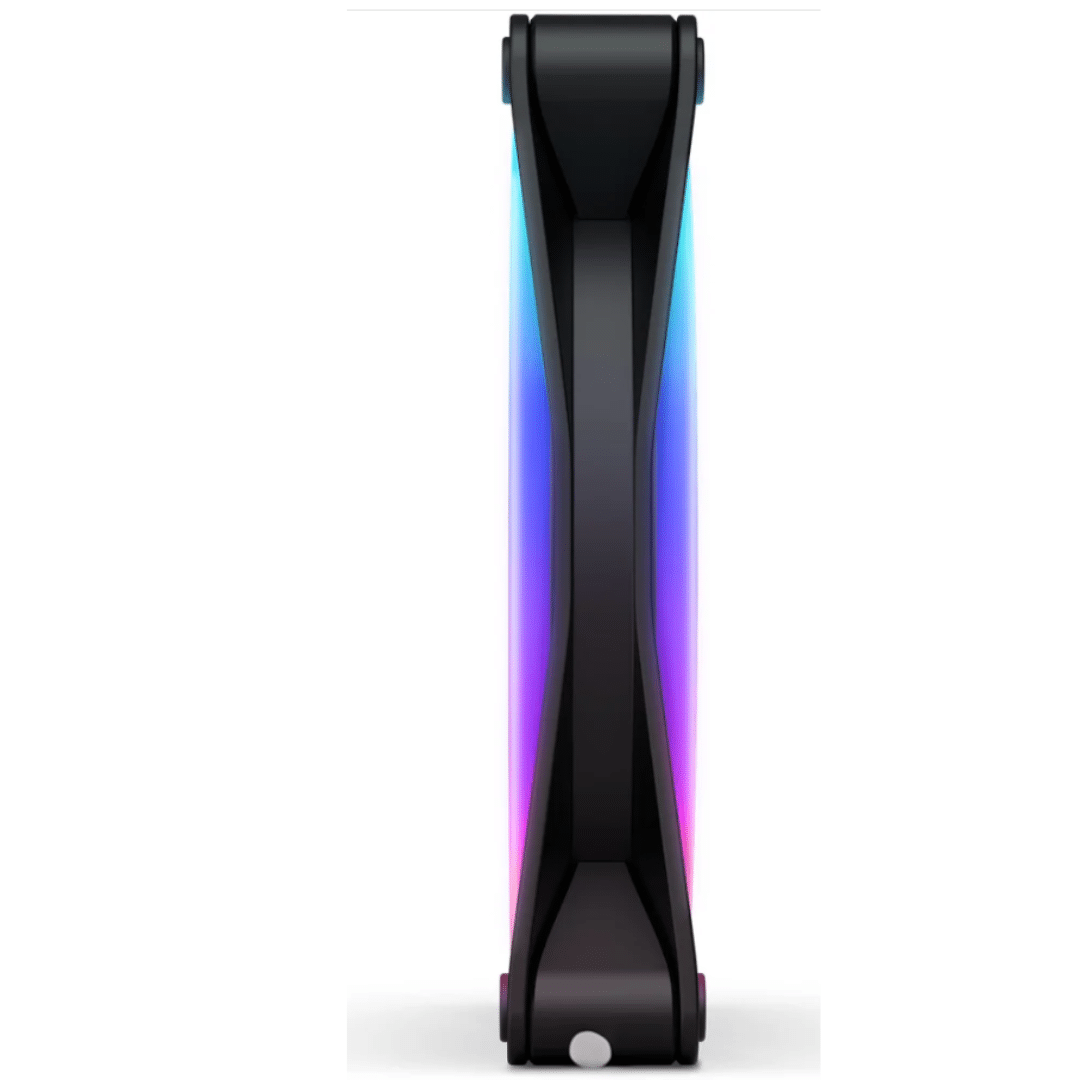 NZXT NZXT Fan RF-D14SF-B1 F140 RGB DUO 140mm FDB 4-pin PWM Black Retail FN 270652 RF-D14SF-B1 (2)