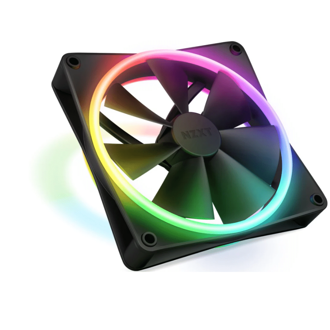NZXT NZXT Fan RF-D14SF-B1 F140 RGB DUO 140mm FDB 4-pin PWM Black Retail FN 270652 RF-D14SF-B1 (3)