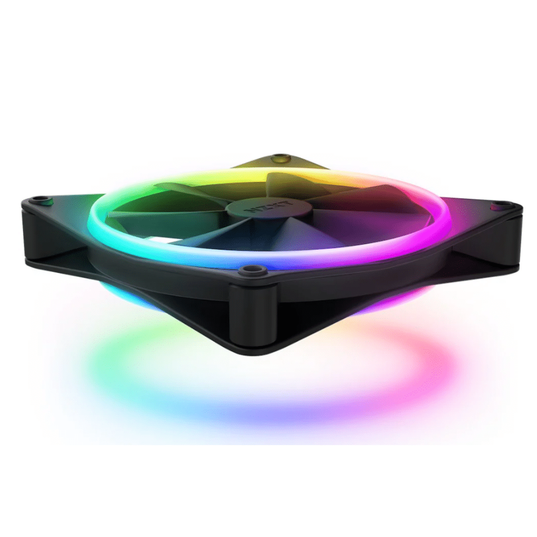 NZXT NZXT Fan RF-D14SF-B1 F140 RGB DUO 140mm FDB 4-pin PWM Black Retail FN 270652 RF-D14SF-B1 (5)