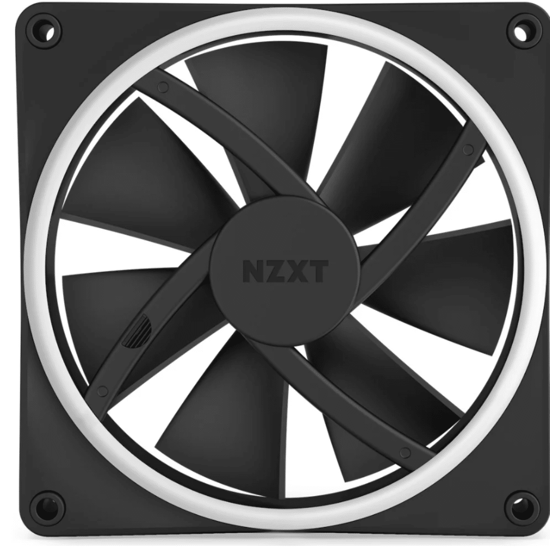 NZXT NZXT Fan RF-D14SF-B1 F140 RGB DUO 140mm FDB 4-pin PWM Black Retail FN 270652 RF-D14SF-B1 (6)