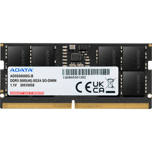Adata 8GB DDR5 SDRAM Memory Module | SKU AD5S56-8GB - MEM - AD5S56-8GB - ADATA - AD5S56008G-B