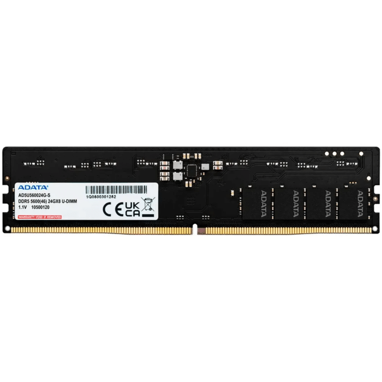 Adata AD5U560016G-B 16GB DDR5 SDRAM Memory Module | SKU AD5U56-16B - MEM - AD5U56-16B - ADATA - AD5U560016G-B
