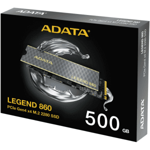 Adata LEGEND 860 SLEG-860-500GCS 500 GB Solid State Drive - M.2 2280 Internal - PCI Express Nvme (pci Express Nvme 4.0 x4) | SKU SL-860-500 - SSD - SL-860-500 - ADATA - 842243034776 - SLEG-860-500GCS