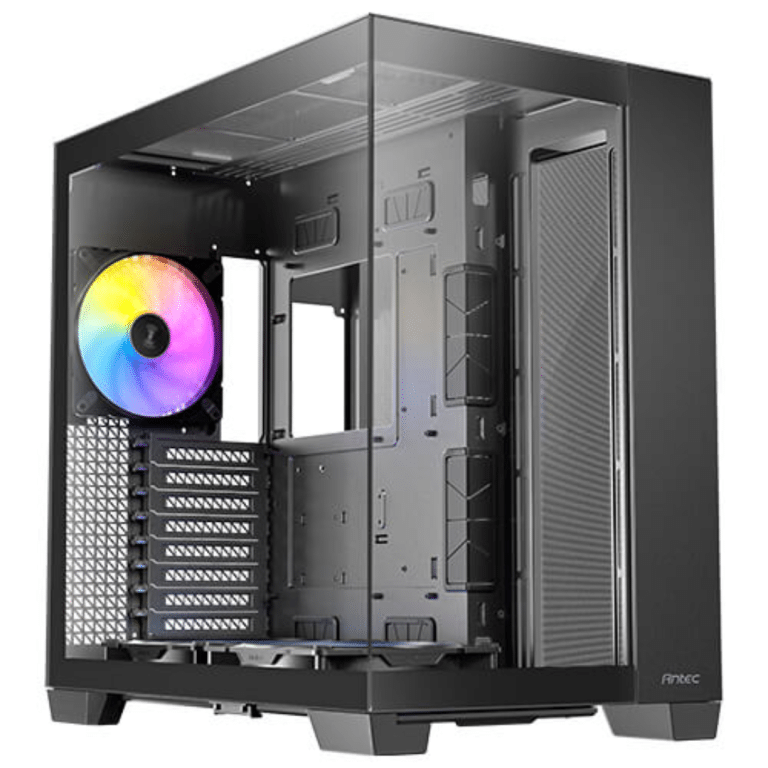 Antec C8, Fans Not Included, RTX 40 Compatible, Dual-chamber, Tooless Design, Type-c, 360mm Radiator Support, Seamless Tempered Glass Front & Side Panels, High Airflow Full-tower E-ATX PC Case - CS - CA-C8 - ANTEC - 761345100199 - C8