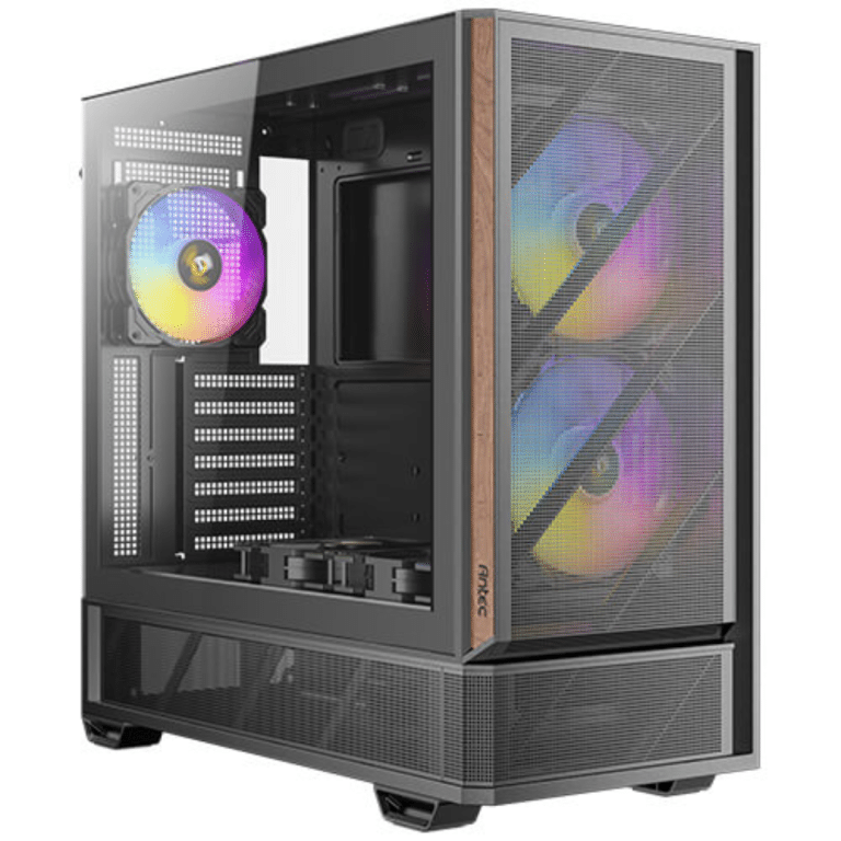Antec P30 Argb, 5 PWM Fans Included, Metal Mesh Front With Premium Wood Accents, Supports 360mm Top Radiator, Type-c 3.2 Gen 2, Optimized Airflow For GPU Cooling, Mid-tower ATX Case - CS - CA-P30AR1 - ANTEC - 761345102551 - P30 ARGB