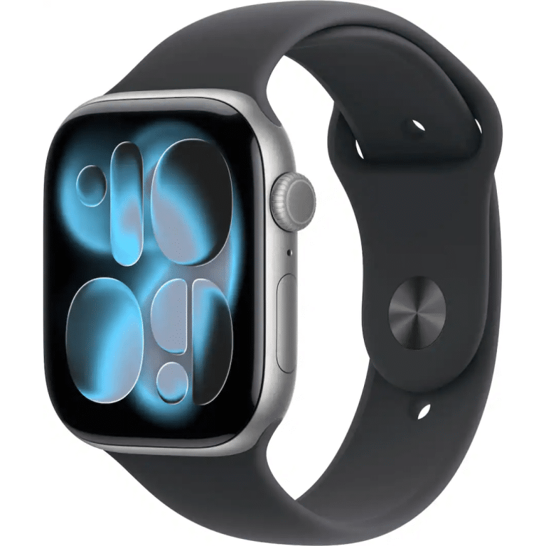 Smartwatch Apple Watch Series 11 (gps) 46mm Space Gray Aluminum Case With Black Sport Band - S/m - Space Gray - (2025) - Mev04lw/a - Apple