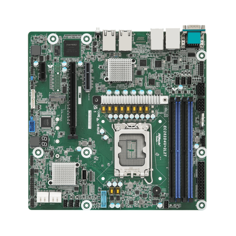ASRock Inc. ASRock SV MB EC262D4U-2L2T C262 Single Socket V1 S1700 128G MicroATX Retail MB 284249 EC262D4U-2L2T