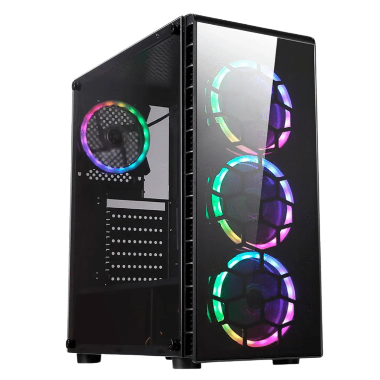 Case Speedmind/micro Atx Itx Gaming With Glass Sides Usb.3.0 Usb 2.0 Hd Audio 5 Argb Fans No Psu - 3832634122561 - SMGSM13
