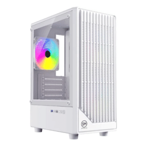 Case Speedmind/midtower Gamer 3x120 Mm Fan Vidrio Templado Blanco - SMGSM