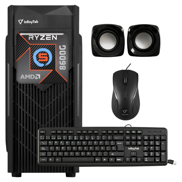 Cpu Desktop Computador De Escritorio Infinytek Amd Ryzen 5 8500g Asus A620m-k Ram 16gb Ddr5 Ssd 512gb Sata (incluye Teclado - Mouse & Parlante) Ensamblado Y Configurado