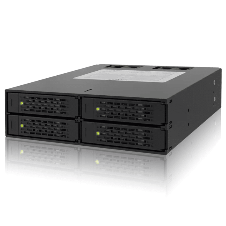 Cremax (ICY DOCK) ICY DOCK MB994SP-4SB-1 4x2.5 SSD HD 1 x 5.25 Bay SATA Hot Swap Backplane RTL RD 123189 MB994SP-4SB-1