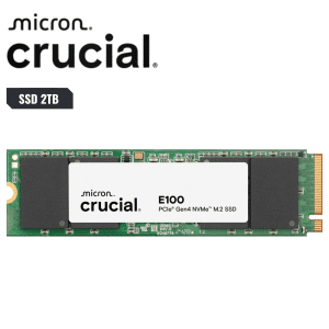 Ssd/crucial E100 2tb Pcie Gen4 Nvme 4500 Mbs M.2 2280 Ct2000e100ssd8 - 649528946164 - CT2000E100SSD8