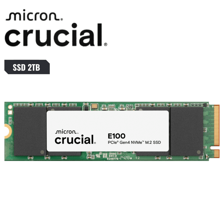 Ssd/crucial E100 2tb Pcie Gen4 Nvme 4500 Mbs M.2 2280 Ct2000e100ssd8 - 649528946164 - CT2000E100SSD8