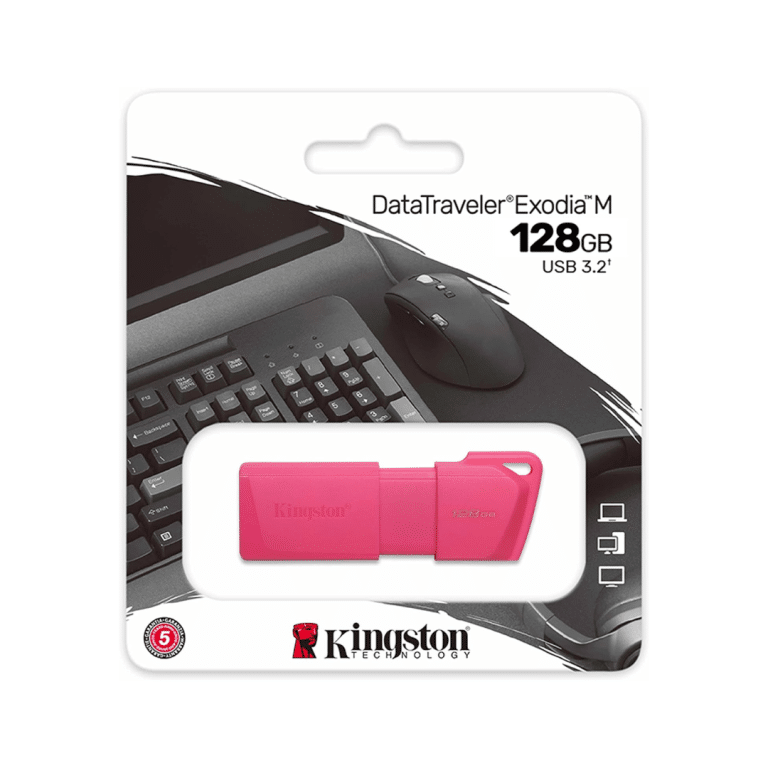 Flash Memory 128gb Kingston Kc-u2l128-7ln Exodia Usb 3.2 Neon Pink - Kc-u2l128-7ln