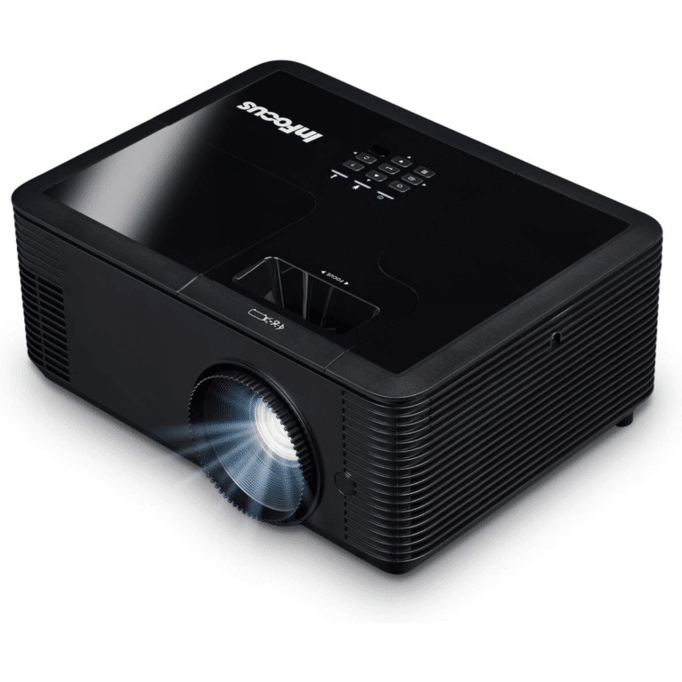 INFOCUS, MULTIMEDIA PROJECTOR, P136, QUANTUM LED, CRUSADER MASTER, 1080P, IN3018SL - DLP, 450 ISO LUMENS, 1.2x LENS, 25000 HOURS, HDMI, USB-A, 2 X 10W AUDIO, AUTOMATIC IMAGE ADJUSTMENT, GOOGLE TV™, WiFI AND BLUETOOTH, 74.88WH BUILT-IN BATTERY - Infocus - DLP Projector - 047Z - A300-050D66 - 050D66 - 0850066082041 - IN3018SL