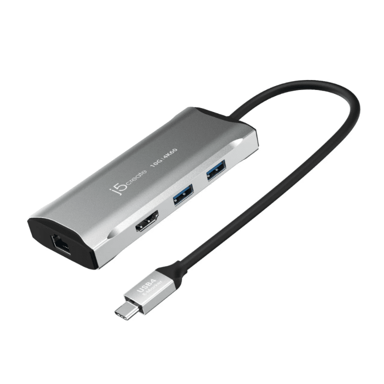 j5create j5create Accessory JCD392 4K60 Elite USB-C 10Gbps Travel Dock Retail AC 305004 JCD392