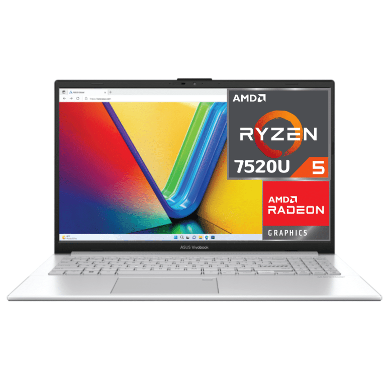 Laptop Asus Vivobook Go 15 E1504fa-bq2475 Amd Ryzen 5 7520u Ram Ddr5 16gb Ssd 512gb M.2 Nvme™ Pcie® 3.0. 15.6" Fhd (1920x1080) 1 X Usb 3.2 Gen 1 Tipo-c 1 X Usb 3.2 Gen 1 Tipo-a 1 X Usb 2.0 Tipo-a 1 X Hdmi Freedos - 90nb0zr1-m043e0
