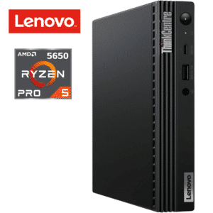 Lenovo ThinkCentre M75q Gen 2 11JN002PUS Desktop Computer - AMD Ryzen 5 PRO 5650GE - 8 GB - 256 GB PCI Express NVMe SSD - Tiny - Black - AMD PRO 500 chipset Chip - Windows 11 Pro 64-bit - AMD Radeon Graphics DDR4 SDRAM - English Keyboard - IEEE 802.11ac Wireless LAN - 65 W - Lenovo - Desktop Computer - 1174 - A300-9VQ239 - 9VQ239 - 0196119457795 - 11JN002PUS