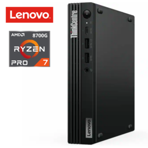Lenovo ThinkCentre M75q Gen 5 12RQ001PUS Desktop Computer - AMD Ryzen 7 PRO 8700GE - 32 GB - 512 GB SSD - Tiny - Black - AMD PRO 600 Chip - Windows 11 Pro - AMD Radeon 780M DDR5 SDRAM - English Keyboard - IEEE 802.11ax Wireless LAN - 90 W - Lenovo - Desktop Computer - 1174 - A300-NK3660 - NK3660 - 0198154814984 - 12RQ001PUS