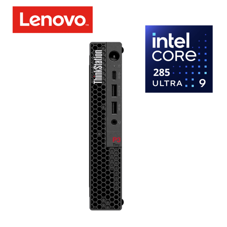 Lenovo ThinkStation P3 Gen 2 30K5001TUS Workstation - 1 x Intel Core Ultra 9 285 - 32 GB - 1 TB SSD - Tiny - Black - Intel Q870 Chip - Windows 11 Pro - Intel Graphics - NVMe Controller - English Keyboard - Gigabit Ethernet - Wireless LAN - Lenovo - Workstation - U210 - A300-UJ4823 - UJ4823 - 0198158137874 - 30K5001TUS