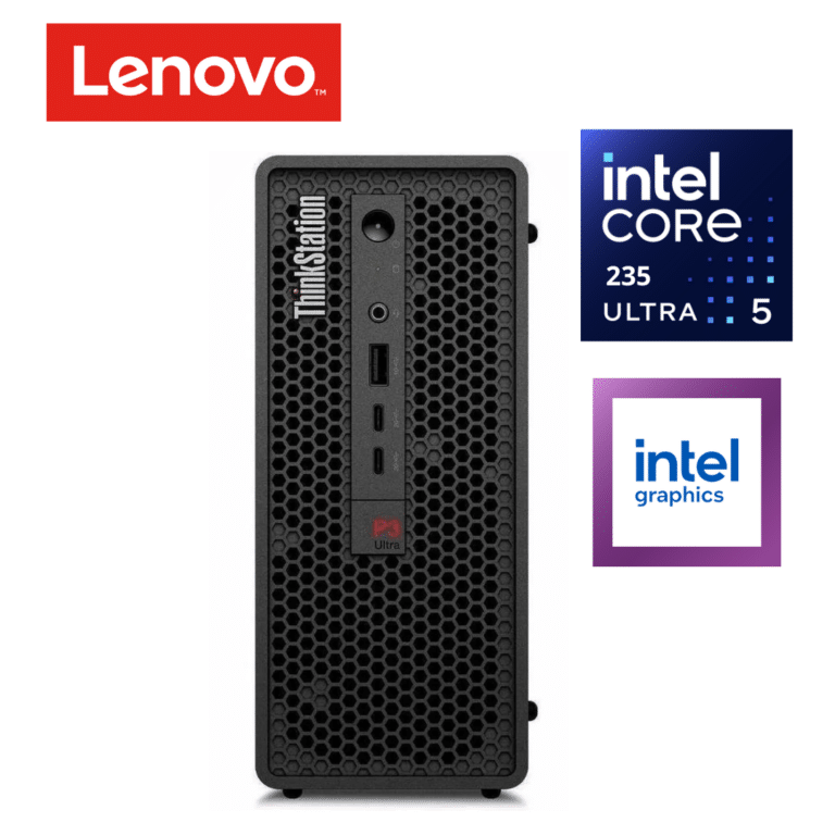 Lenovo ThinkStation P3 Ultra Gen 2 30J50039US Workstation - 1 x Intel Core Ultra 5 2nd Gen 235 - vPro Technology - 16 GB - 512 GB SSD - Small Form Factor - Black - Intel W880 Chip - Windows 11 Pro - Intel Graphics - Serial ATA Controller - English Keyboard - Gigabit Ethernet - Wireless LAN - Lenovo - Workstation - U210 - A300-UJ4805 - UJ4805 - 0198158138468 - 30J50039US