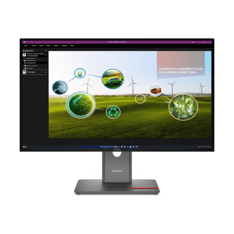 Lenovo ThinkVision P27Q-40 27" Class WQHD LED Monitor - 16:9 - Eclipse Black - 27" Viewable - In-plane Switching (IPS) Technology - WLED Backlight - 2560 x 1440 - 1.07 Billion Colors - 350 Nit - 4 ms - 120 Hz Refresh Rate - USB Type-C - HDMI - DisplayPort - VESA Mount Compatible - USB Hub - Lenovo - LED Monitor - 7581 - A300-UJ3685 - UJ3685 - 0198156225931 - 64A7GAR6US