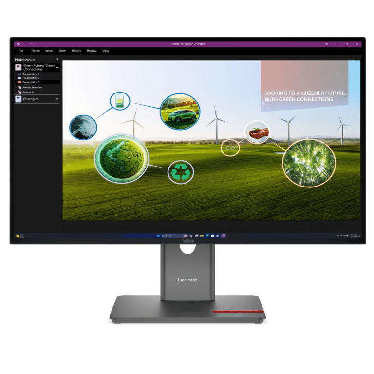 Lenovo ThinkVision P27Q-40 27" Class WQHD LED Monitor - 16:9 - Eclipse Black - 27" Viewable - In-plane Switching (IPS) Technology - WLED Backlight - 2560 x 1440 - 1.07 Billion Colors - 350 Nit - 4 ms - 120 Hz Refresh Rate - Swivel, Height, Pivot, Tilt - USB Type-C - HDMI - DisplayPort - VESA Mount Compatible - USB Hub - Lenovo - LED Monitor - 7581 - A300-050J16 - 050J16 - 0199271591598 - 64A7GAR6UZ