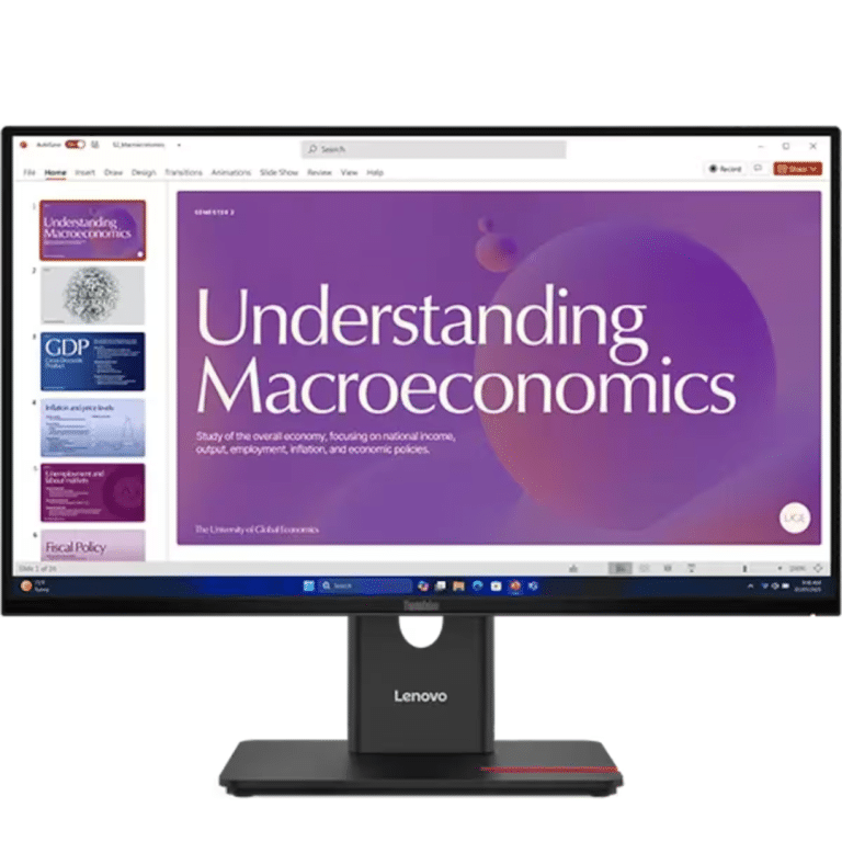Lenovo ThinkVision T24D-40 24" Class Full HD LED Monitor - 16:9 - Eclipse Black - 23.8" Viewable - In-plane Switching (IPS) Technology - WLED Backlight - 1920 x 1080 - 16.7 Million Colors (8-bit) - 250 Nit - 1 ms - 120 Hz Refresh Rate - Speakers - Swivel, Height, Pivot, Tilt - USB Type-C - HDMI - DisplayPort - USB Hub - Lenovo - LED Monitor - 9633 - A300-080F04 - 080F04 - 0199271246597 - 64B9GAR1UZ