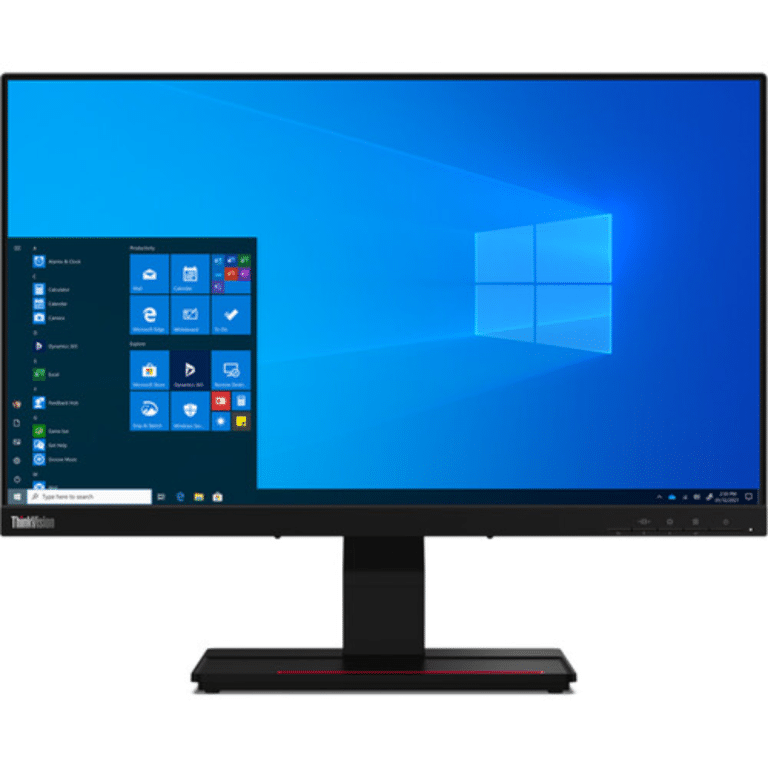 Lenovo ThinkVision T24v-30 24" Class Webcam Full HD LED Monitor - 16:9 - Raven Black - 23.8" Viewable - In-plane Switching (IPS) Technology - WLED Backlight - 1920 x 1080 - 16.7 Million Colors - 250 Nit - 4 ms - 75 Hz Refresh Rate - Speakers - HDMI - VGA - DisplayPort - VESA Mount Compatible - USB Hub - Lenovo - LED Monitor - 7581 - A300-08TY65 - 08TY65 - 0196801782167 - 63D8MAR3US